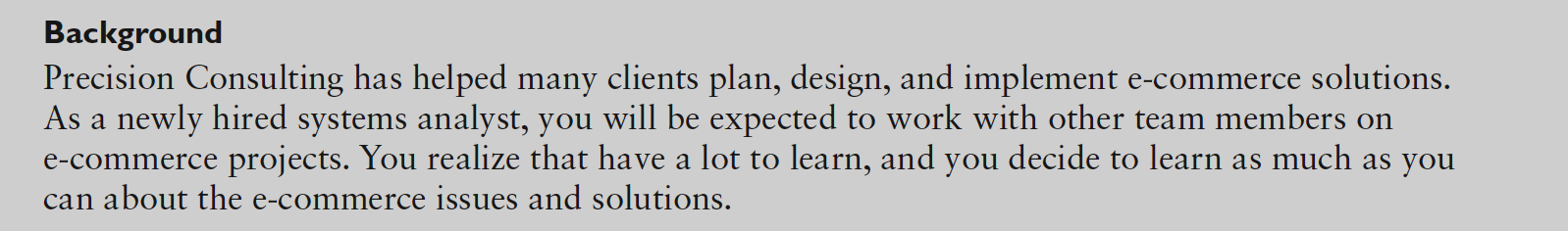 QUESTION: Suppose you were asked to draft an