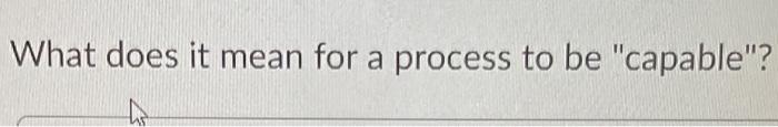we What does it mean for a process to be