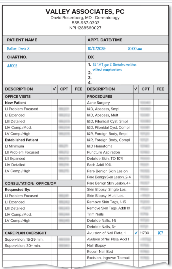 CMS 1500 Practice Lab Instructions: The objective