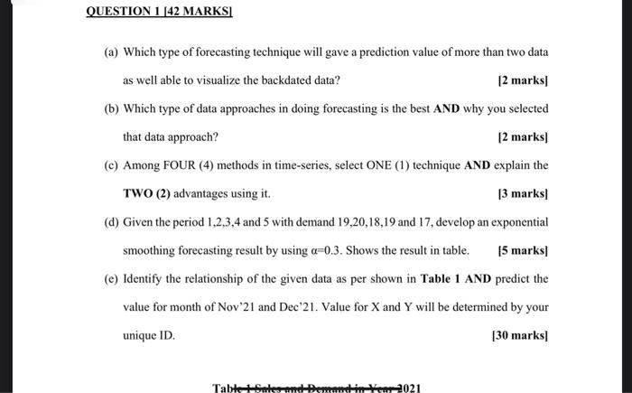 please answer all its under one question for