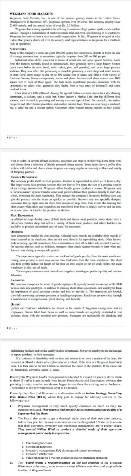 Imagine the group is the team from W&W engaged in