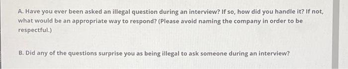 questions that are considered okay to ask and