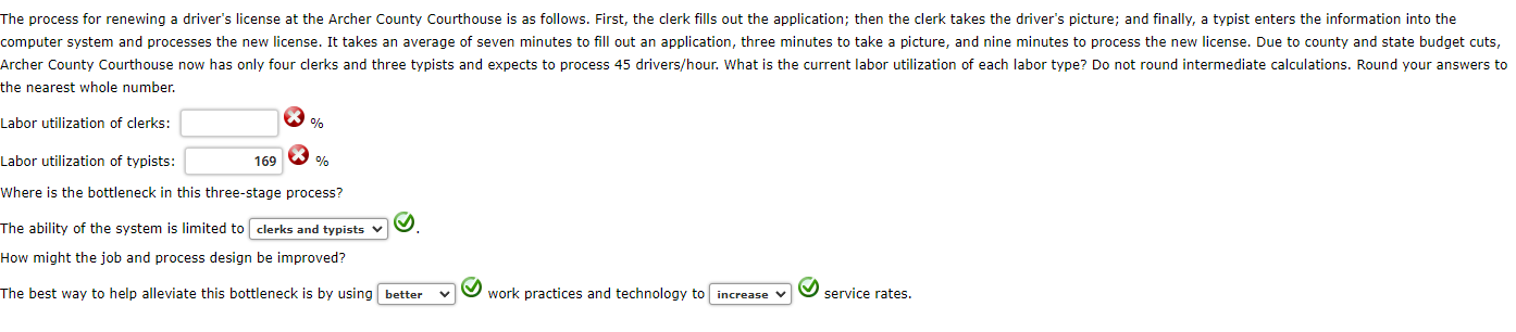 The process for renewing a driver's license at
