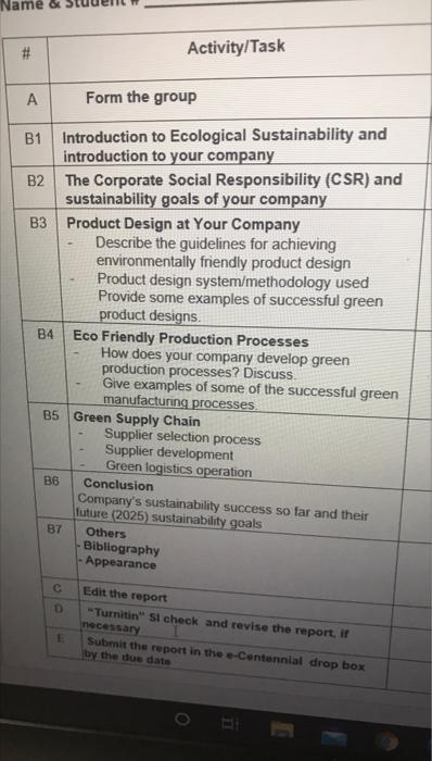 Could you please help me to make GC&E assignment