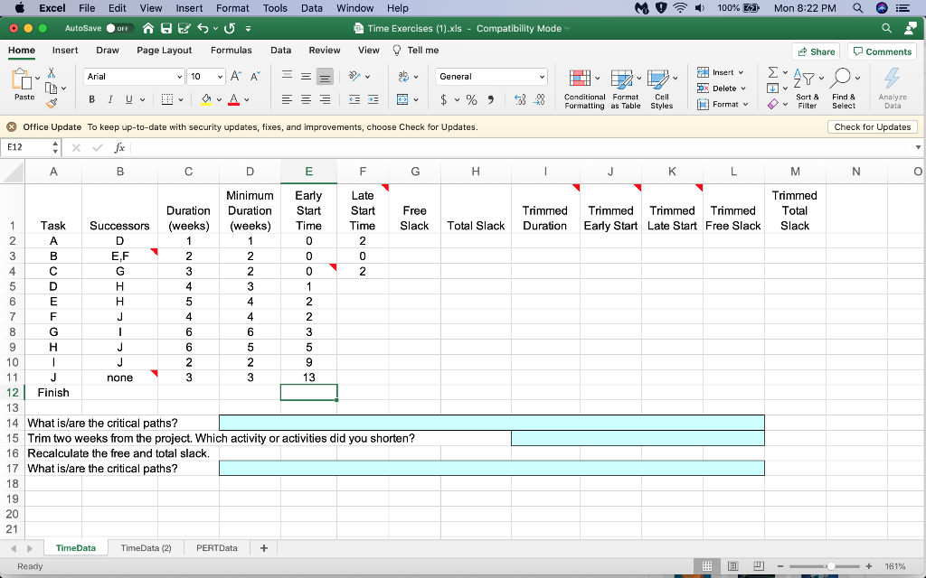 Tools MO 100% za Mon 8:22 PM Q Excel File Edit