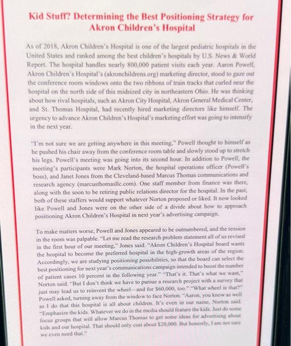 need answer for question 3 Kid Stuff? Determining