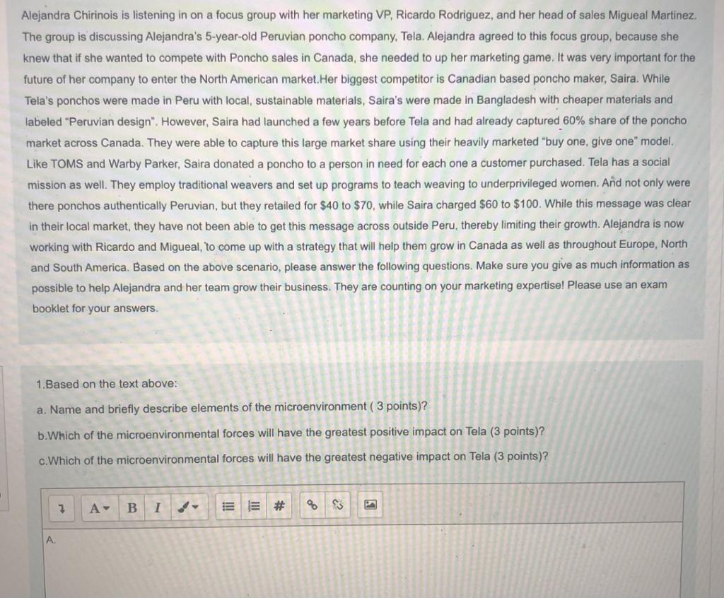 i need help for this case please just read the