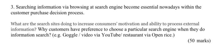 3. Searching information via browsing at search