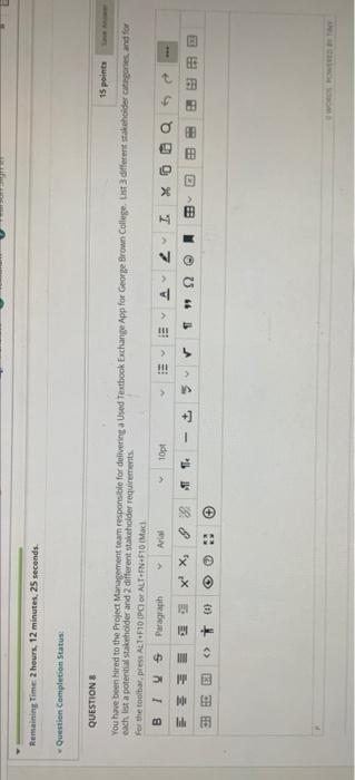 Remaining Time: 2 hours, 12 minutes, 25 seconds
