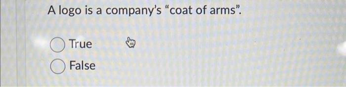 A logo is a company's 