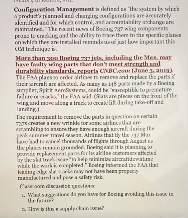 answer the two discussion questions 1) what