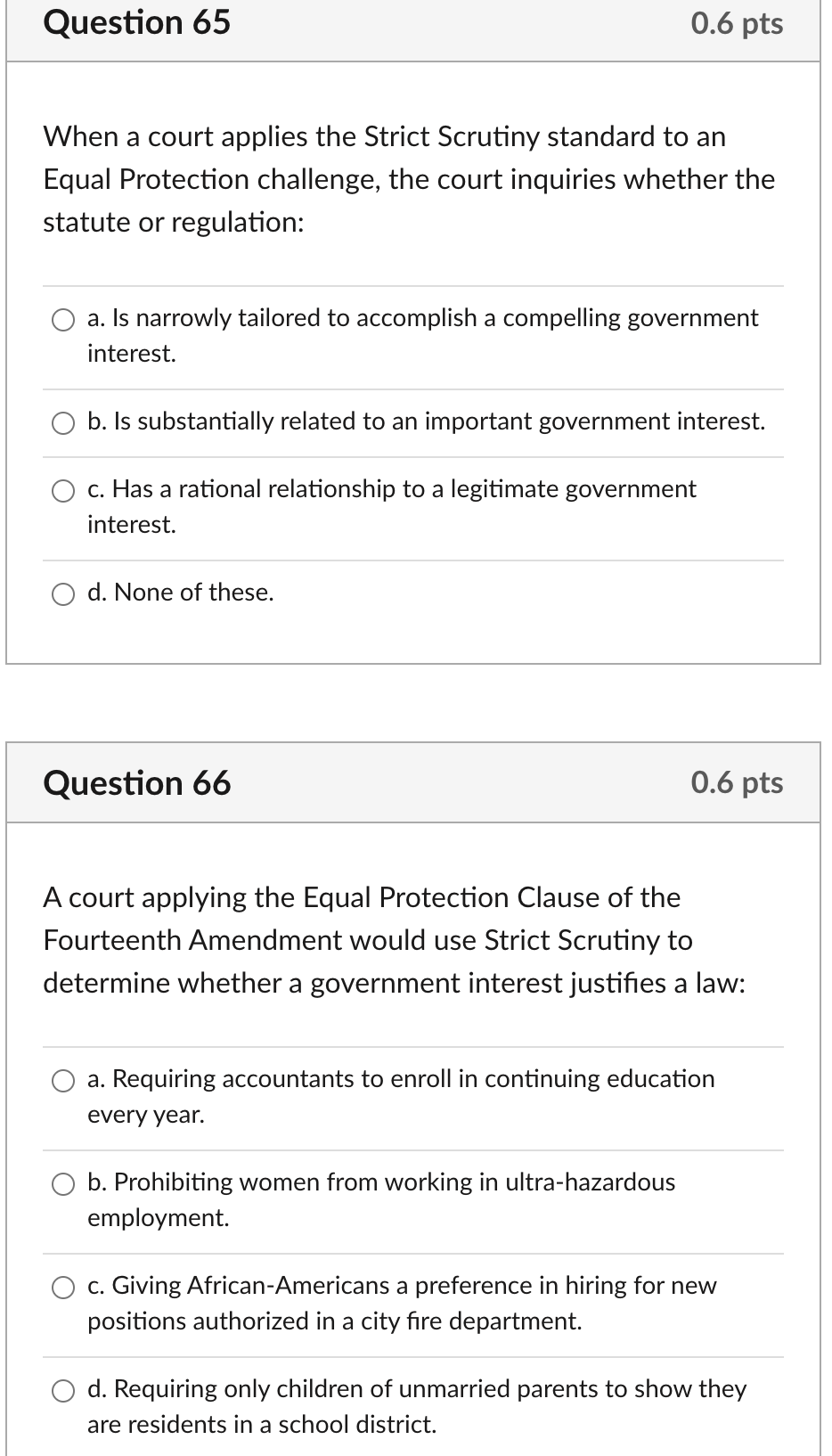Will rate for quick correct answer! Question 65