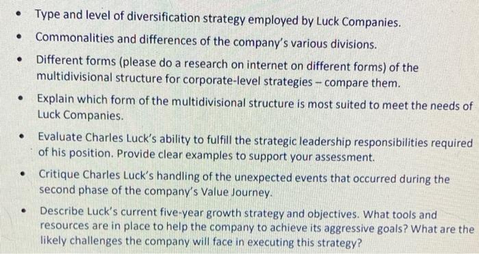 case 10 Luck Companies: igniting human potential