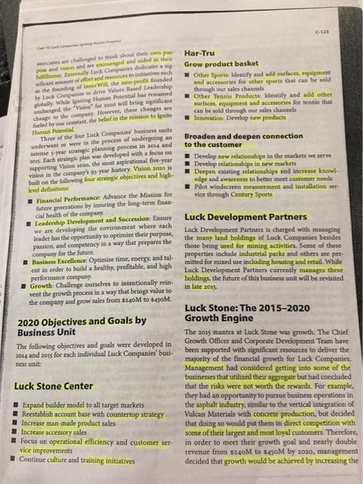 case 10 Luck Companies: igniting human potential