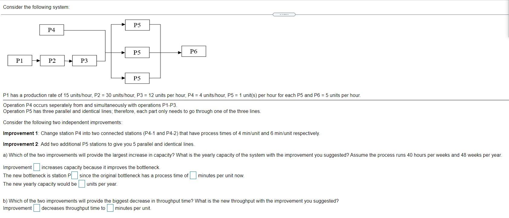 Consider the following system: P5 P4 P5 P6 P1 P2