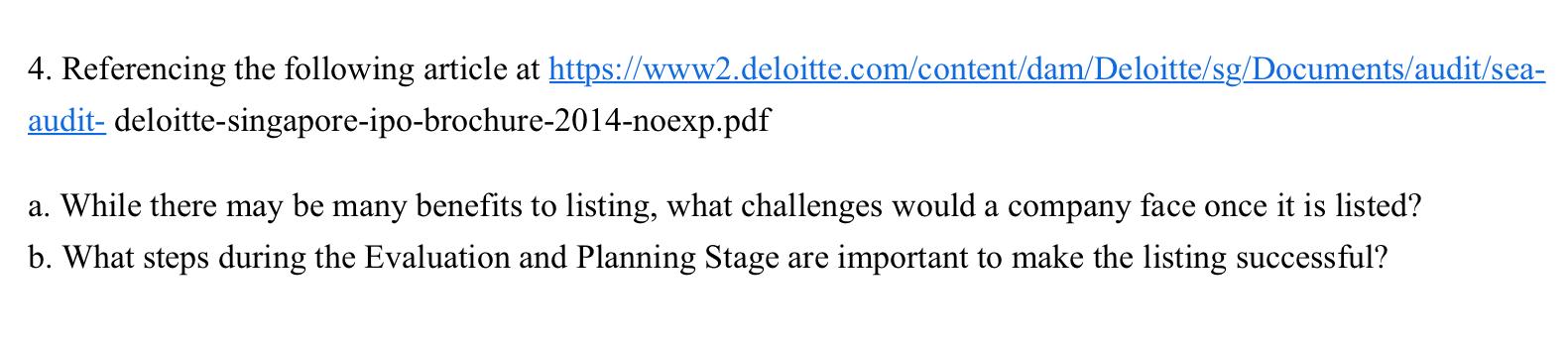 4. Referencing the following article at