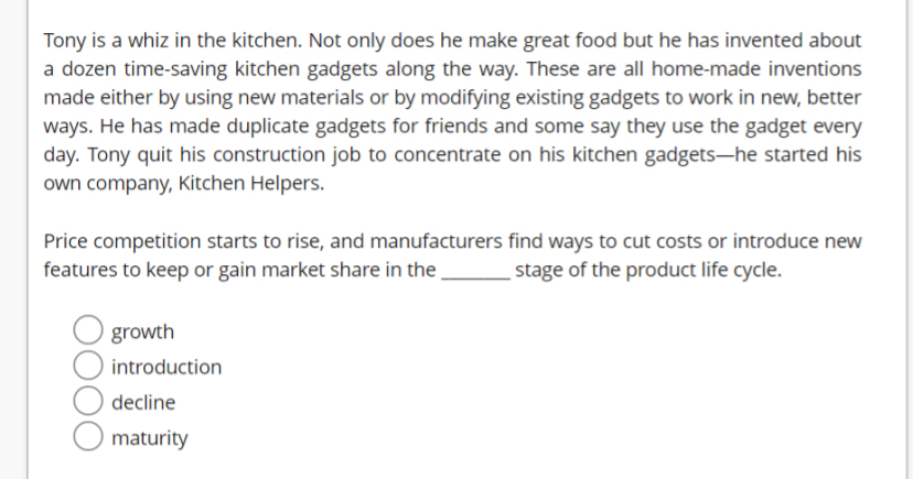 Tony is a whiz in the kitchen. Not only does he