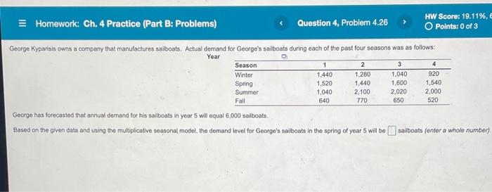 Homework: Ch. 4 Practice (Part B: Problems)