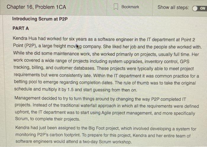 Please write a 1 1/2 to 2 page typed case