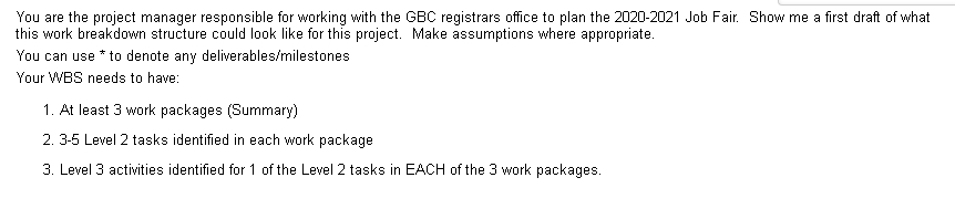 You are the project manager responsible for