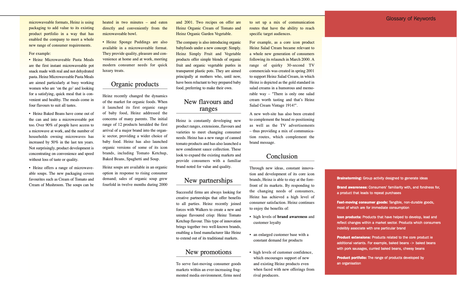 Staving ahead by meeting changing consumer needs