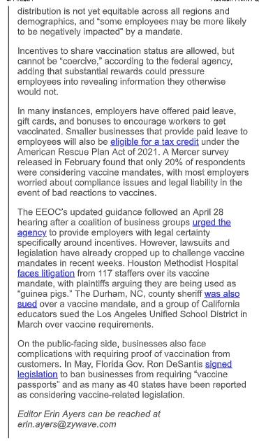 1. a. C. Refer to the article in Topic 5 / Core