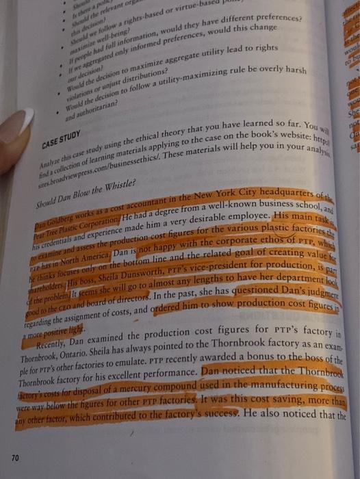 A) Analyze the case study with a positive