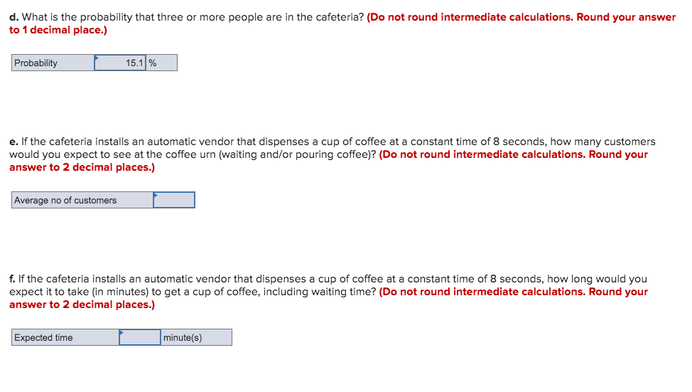 Problem 7-19 (Algo) A cafeteria serving line has
