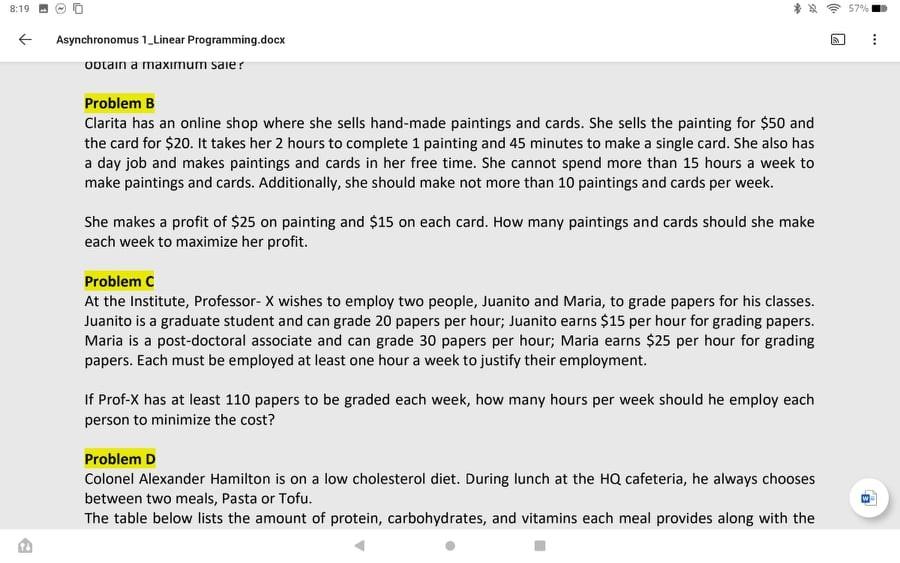 Kindly show your complete solution. Answer letter