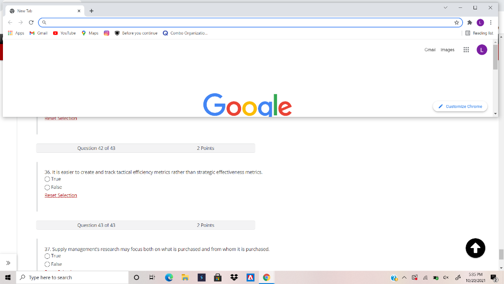 U New Tab + > e Q !!! Apps M Gmail YouTube Maps