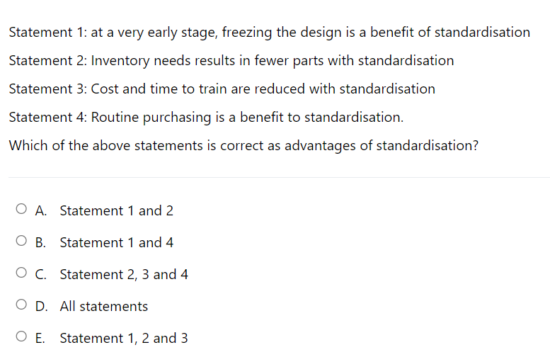 Statement 1: at a very early stage, freezing the