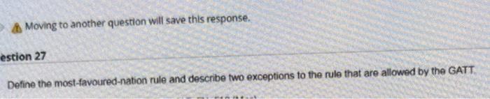 Moving to another question will save this