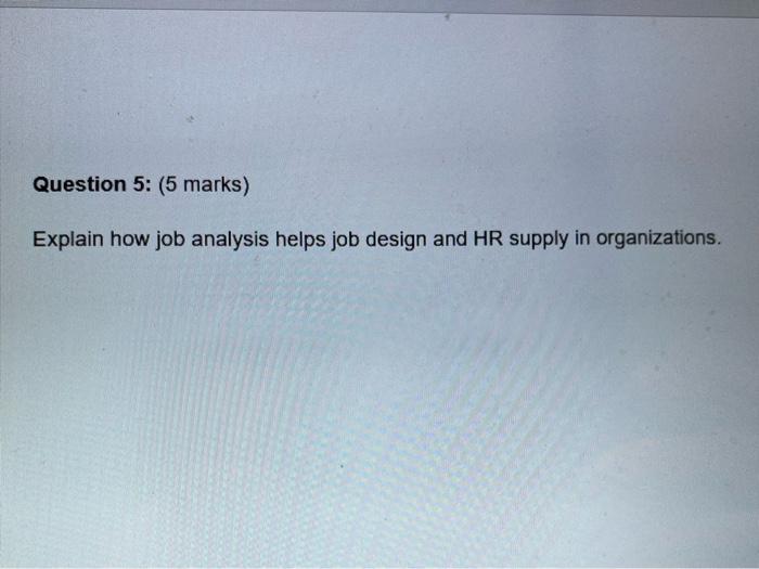 this is for human resource management. Question