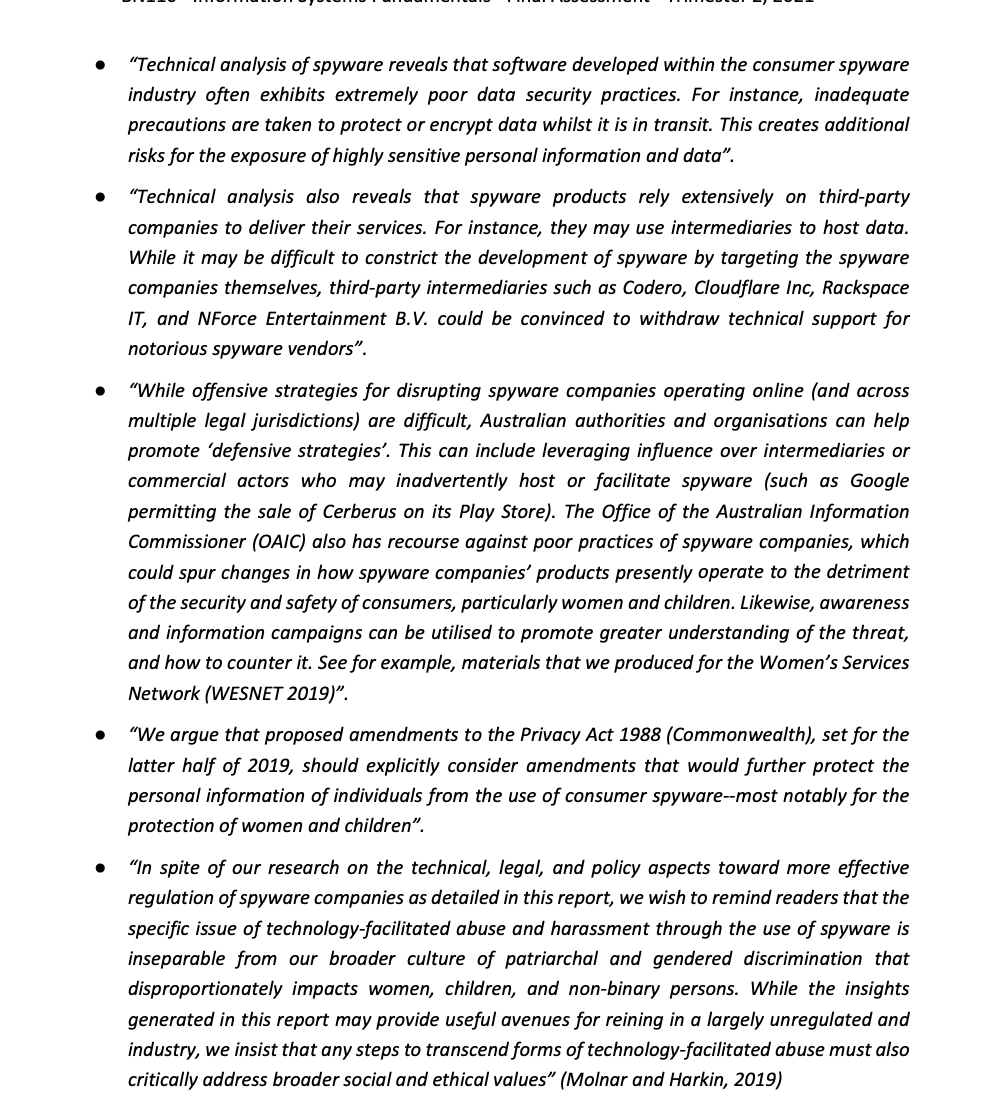 a) After reading the report, you want to raise