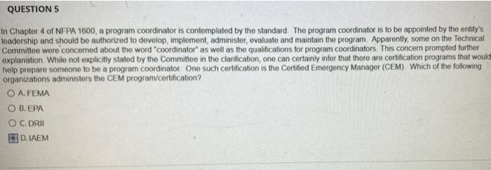 Did i select the correct answer? if not, what is