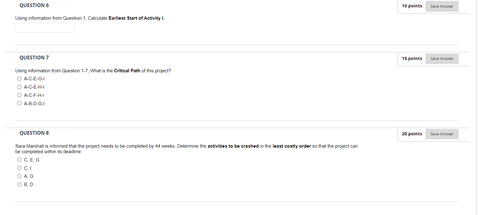 Please if you can answer all that would be great!