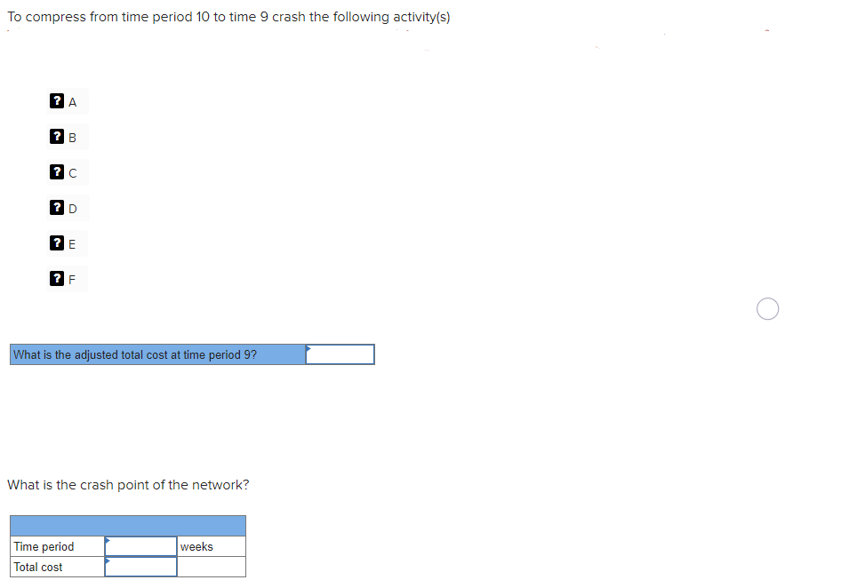 Use the following information to compress