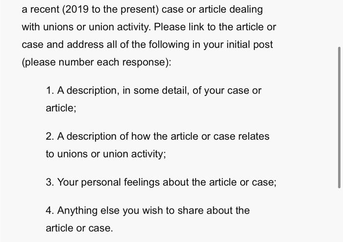 a recent (2019 to the present) case or article