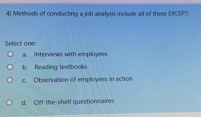 Performance reviews should focus on: Select one: