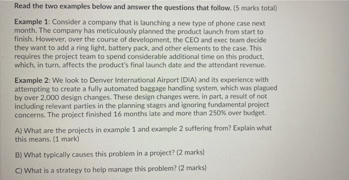 Keg steakhouse Read the two examples below and