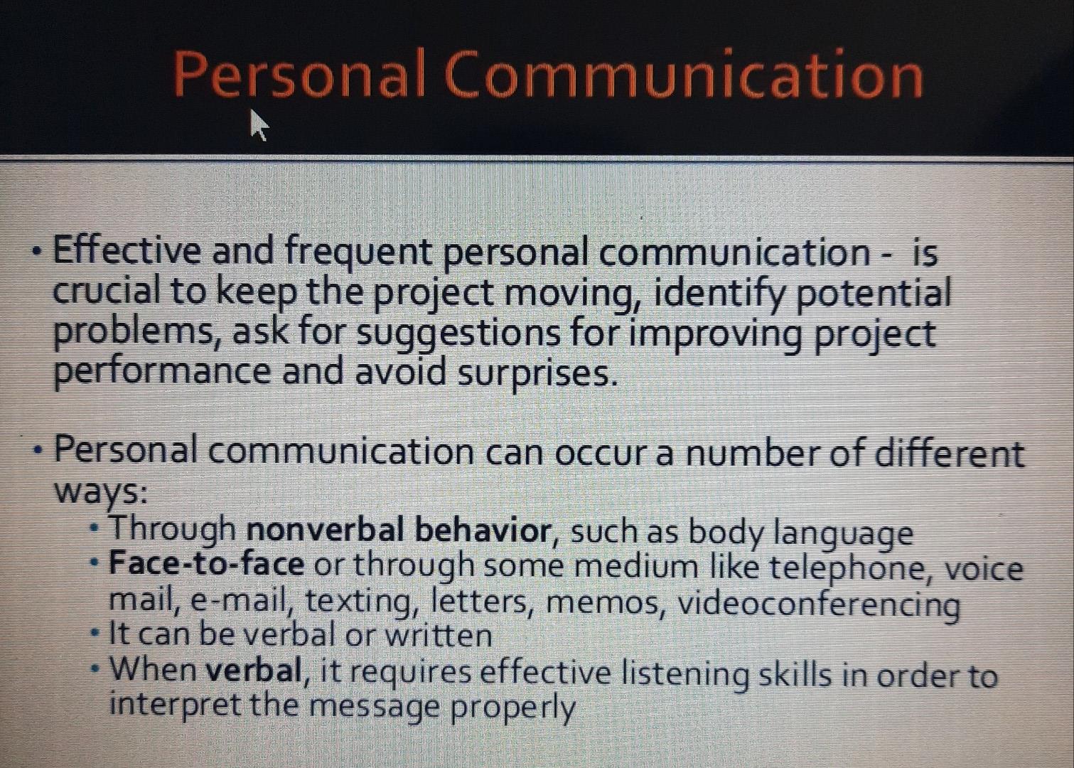 SUBJECT: Project Management Question: Extra info: