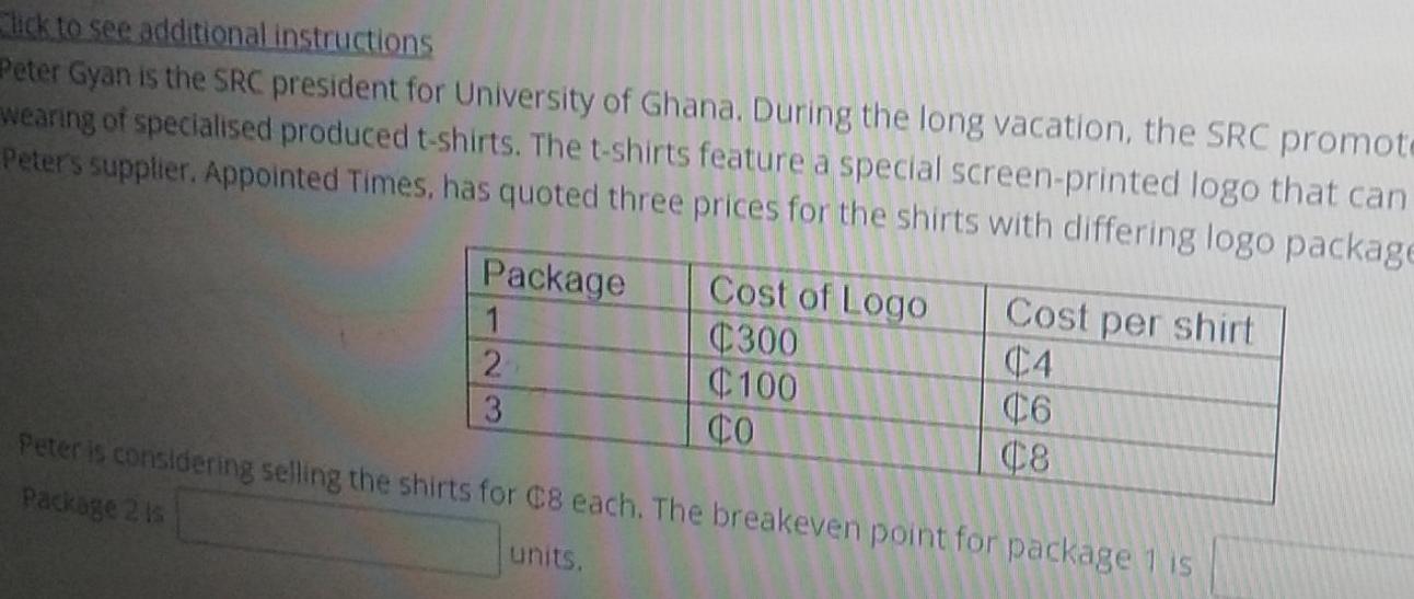 Click to see additional instructions Peter Gyan