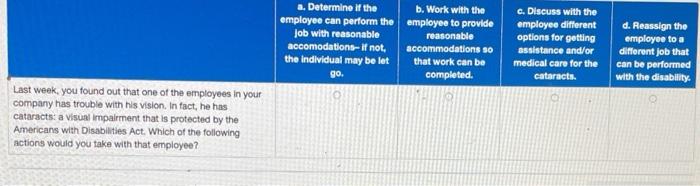 what would you do a. Determine if the b. Work
