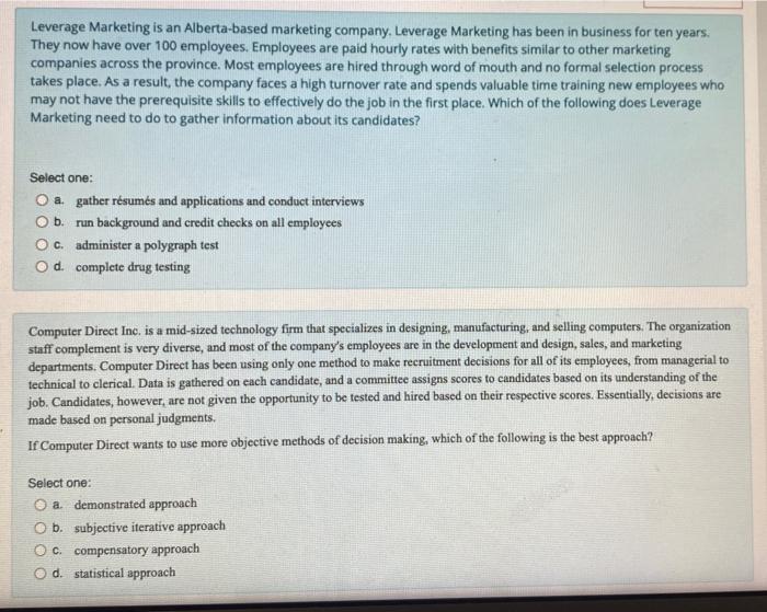 Leverage Marketing is an Alberta-based marketing