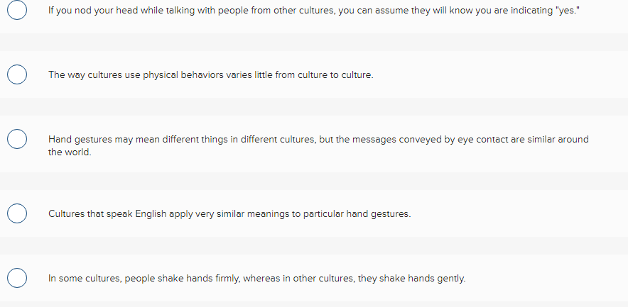 which of the following statements about the use