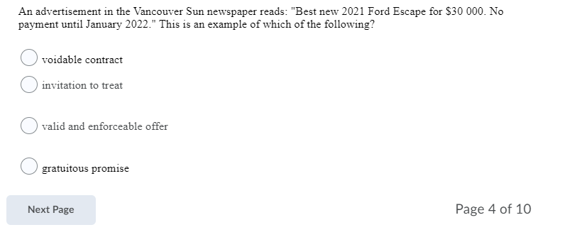 An advertisement in the Vancouver Sun newspaper