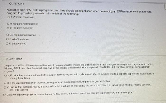 Choose the right answer for each question