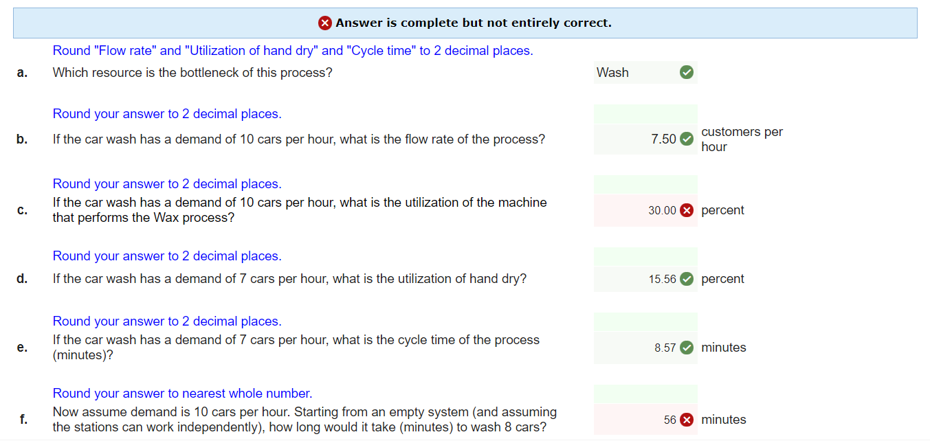 Please answer part C and part F and show how you