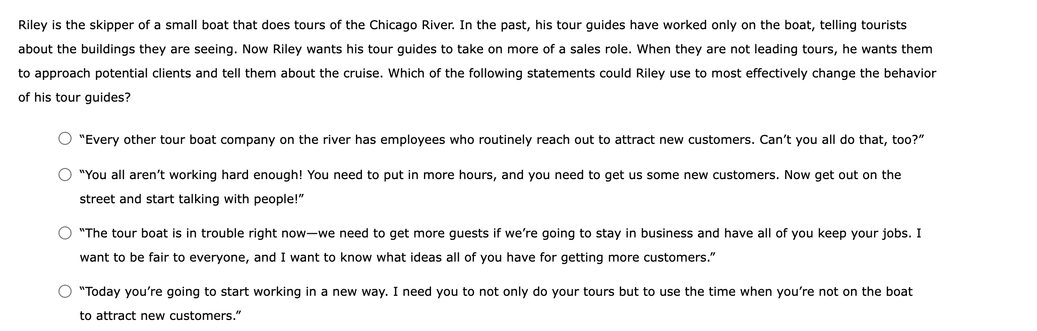 Options for #1: more resources, more managers,