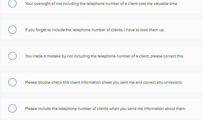 A manager needs to send an email message that